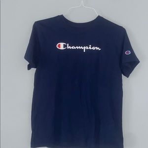 Champion , navy blue , t-shirt